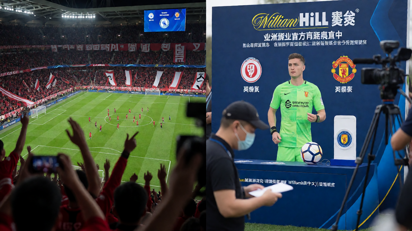 WilliamHill威廉希尔欧冠联赛现场，球迷热情观赛氛围